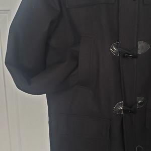 A black quarter length coat